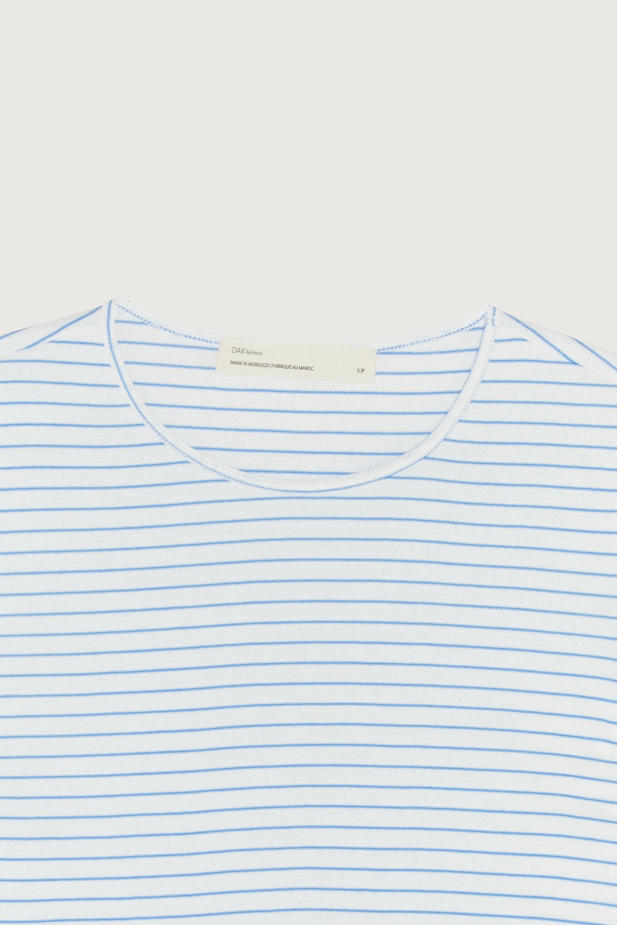 CROPPED STRIPED TEE