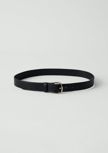 Laperruque Leather Buckle Belt | Black