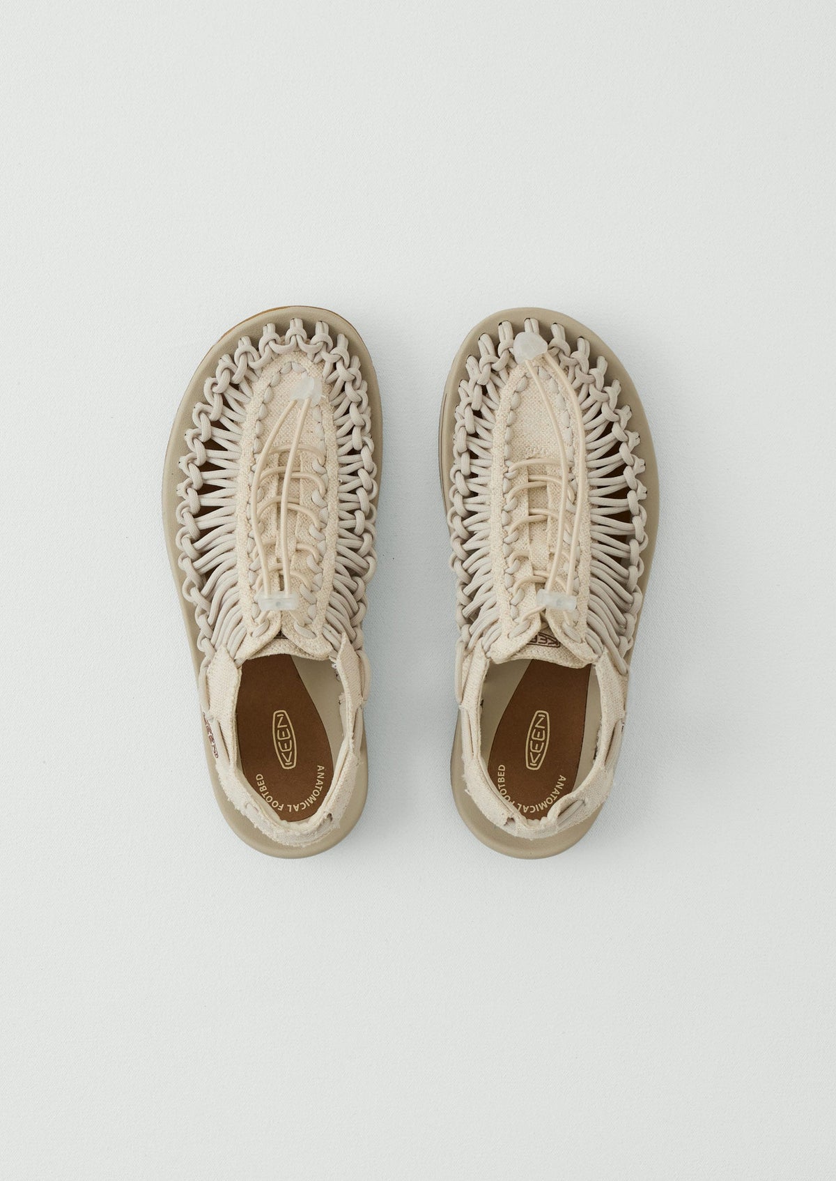 Keen Uneek Canvas Sandals | Natural/Birch