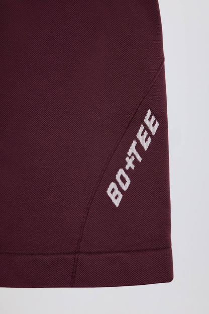 Super Sculpt Seamless Mini Shorts in Burgundy