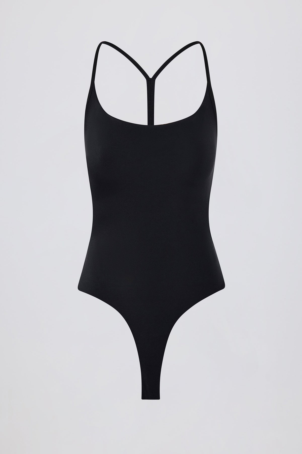 Cut-Out Bodysuit in Black