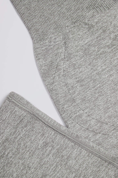 Super Sculpt Seamless High-Waist Leggings in Grey Marl