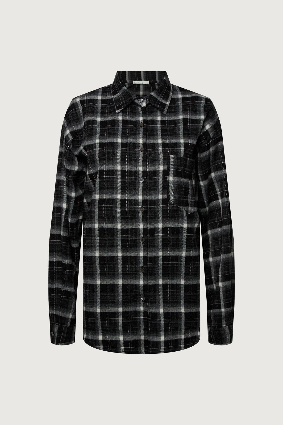 OVERSIZED FLANNEL PLAID SHIRT