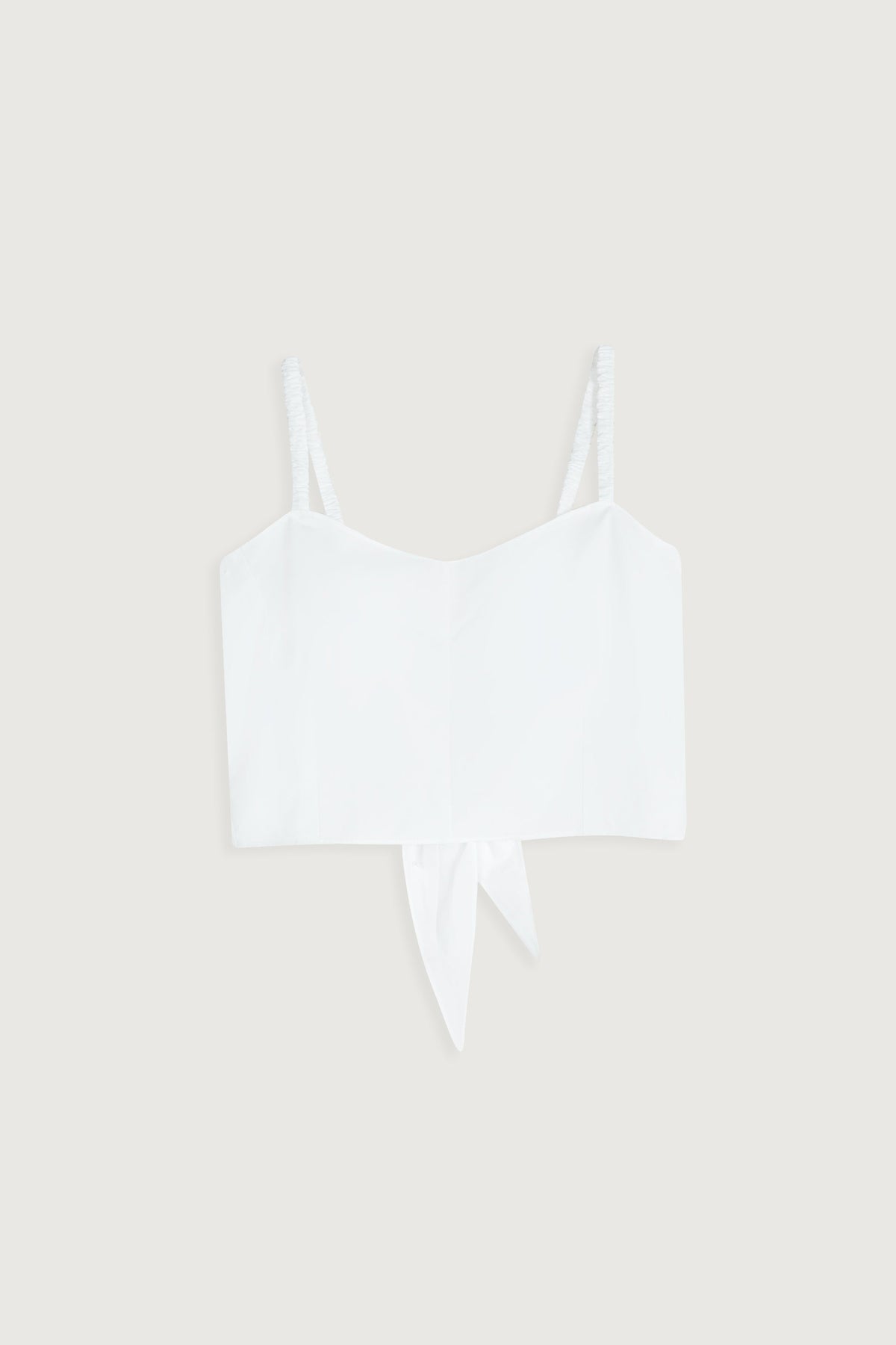 CROPPED TANK WITH TIES