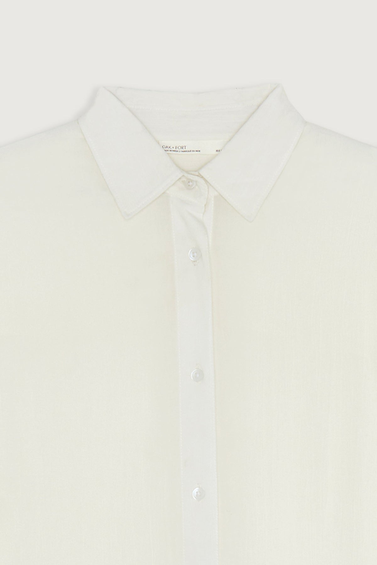 CRINKLED MID-LENGTH SHIRT