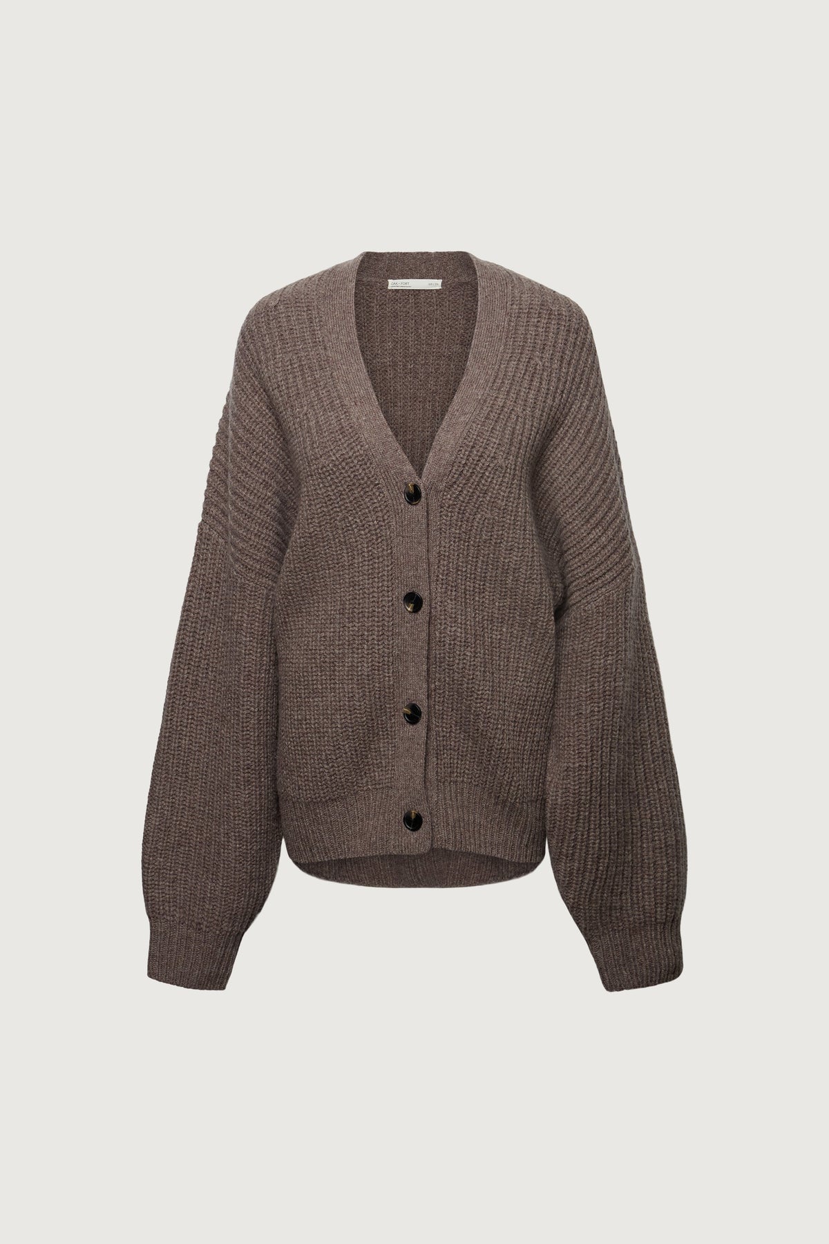 OVERSIZED SLOUCHY WOOL CARDIGAN