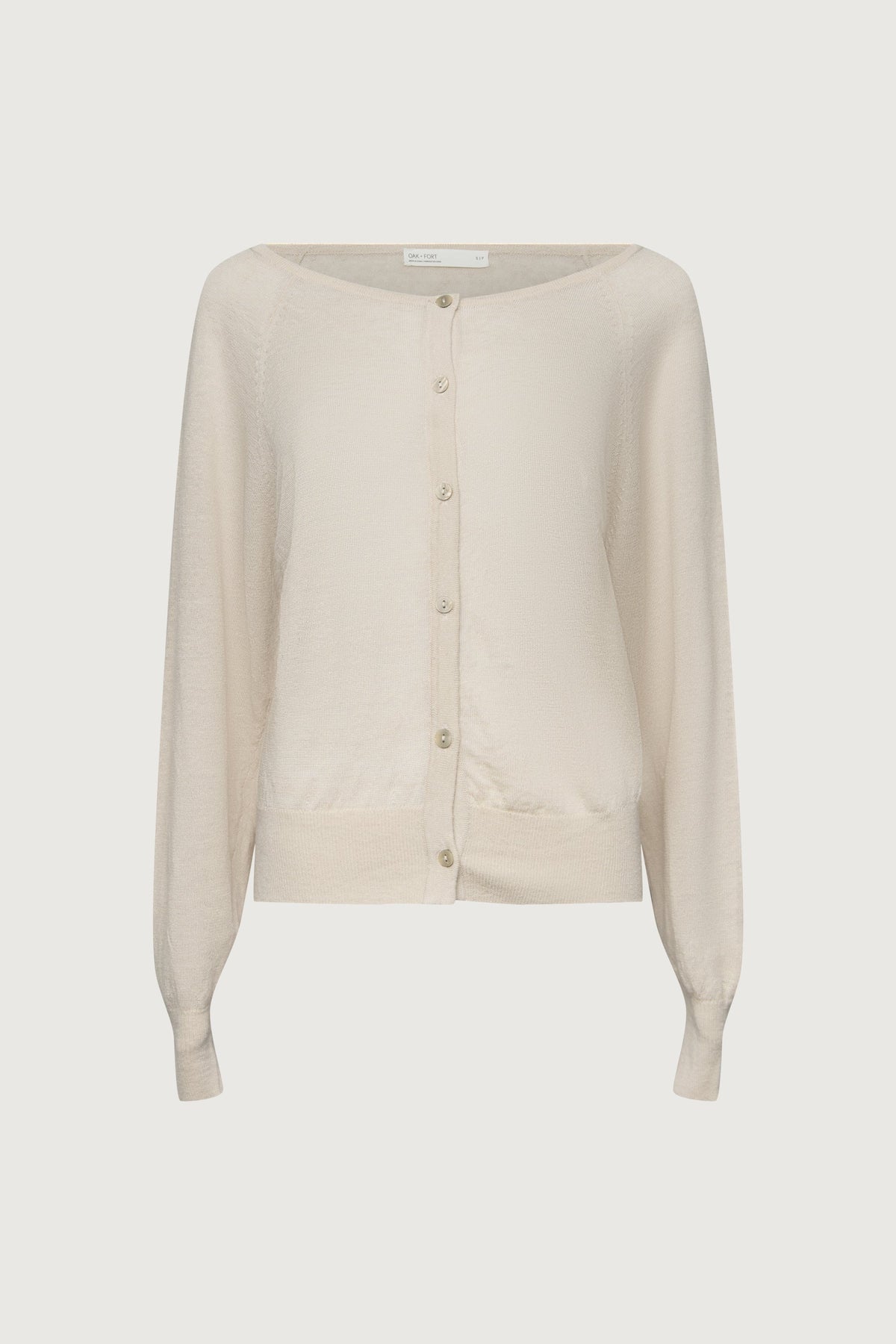 LINEN BLEND CARDIGAN