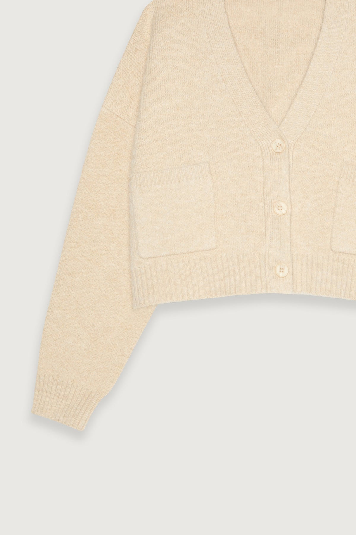 OVERSIZED CROPPED CARDIGAN