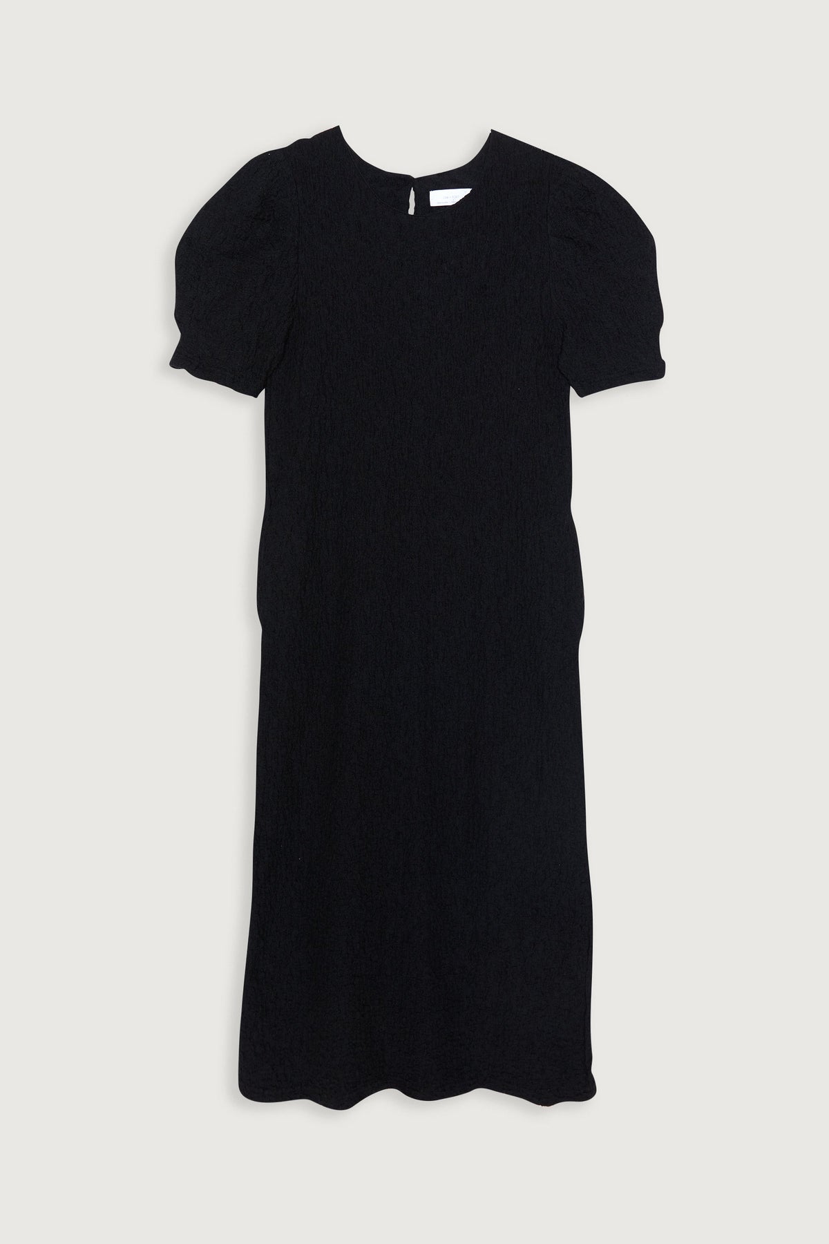 CRINKLED MIDI DRESS