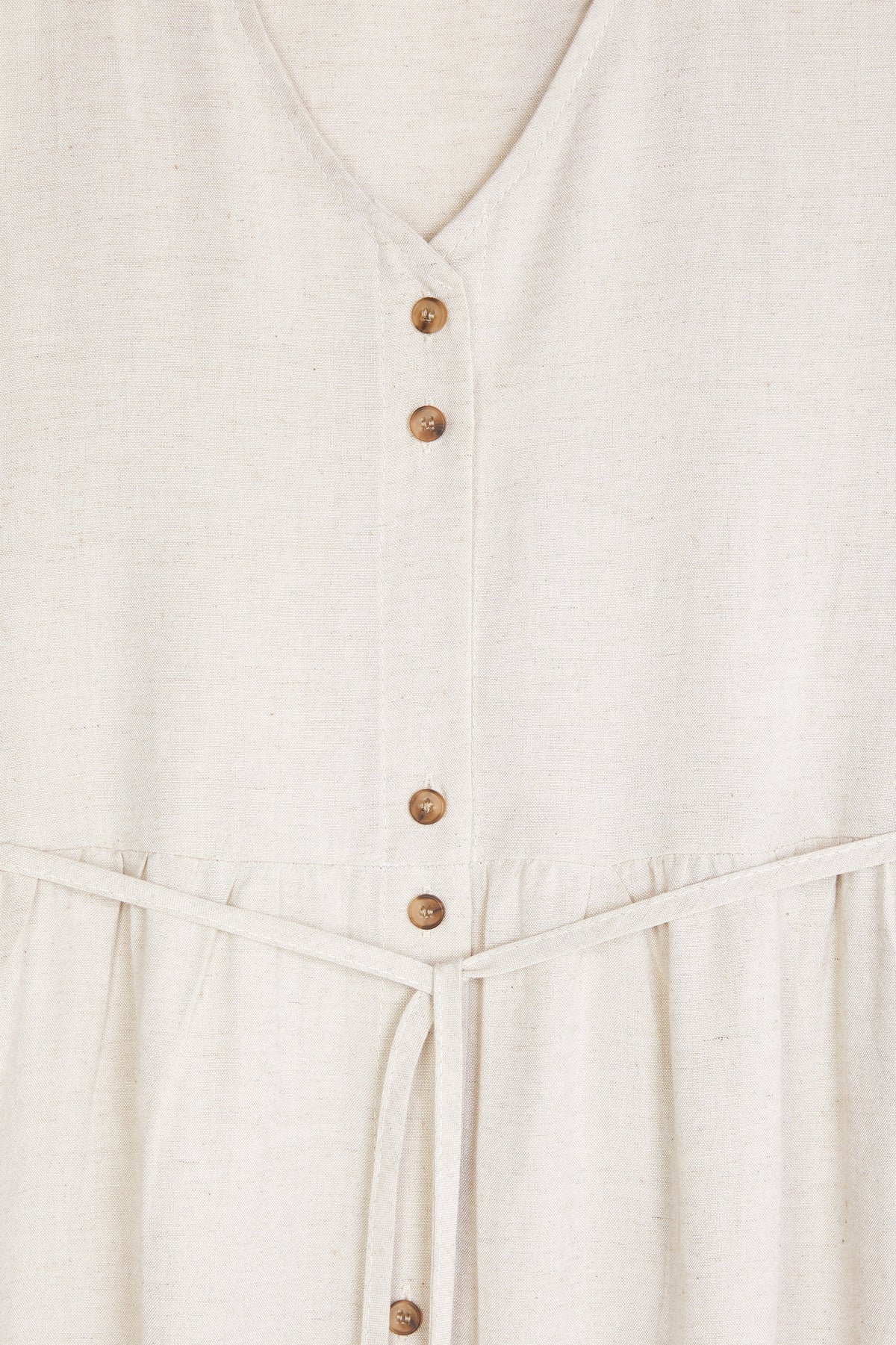 BUTTON FRONT MIDI DRESS