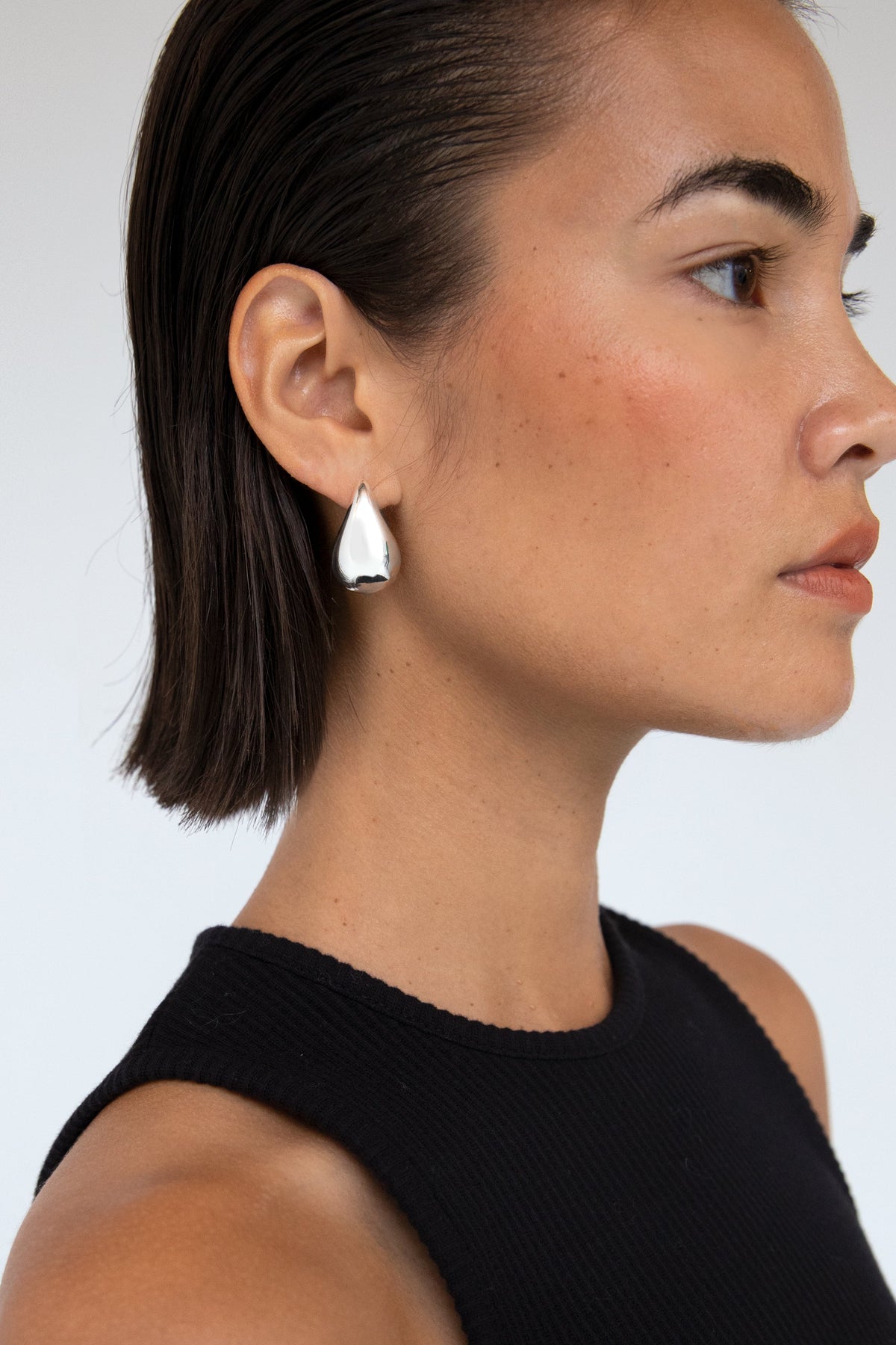LARGE BUBBLE DROP EARRINGS