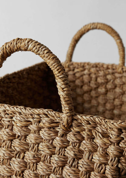 Large Chatai Weave Hogla Storage Basket | Natural