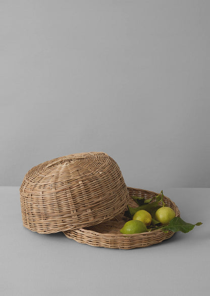 Hand Woven Wicker Food Cover | Natural