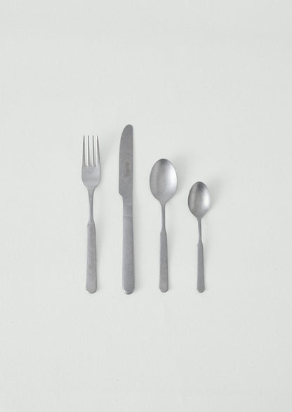 Osteria Stonewashed Cutlery Set | Silver