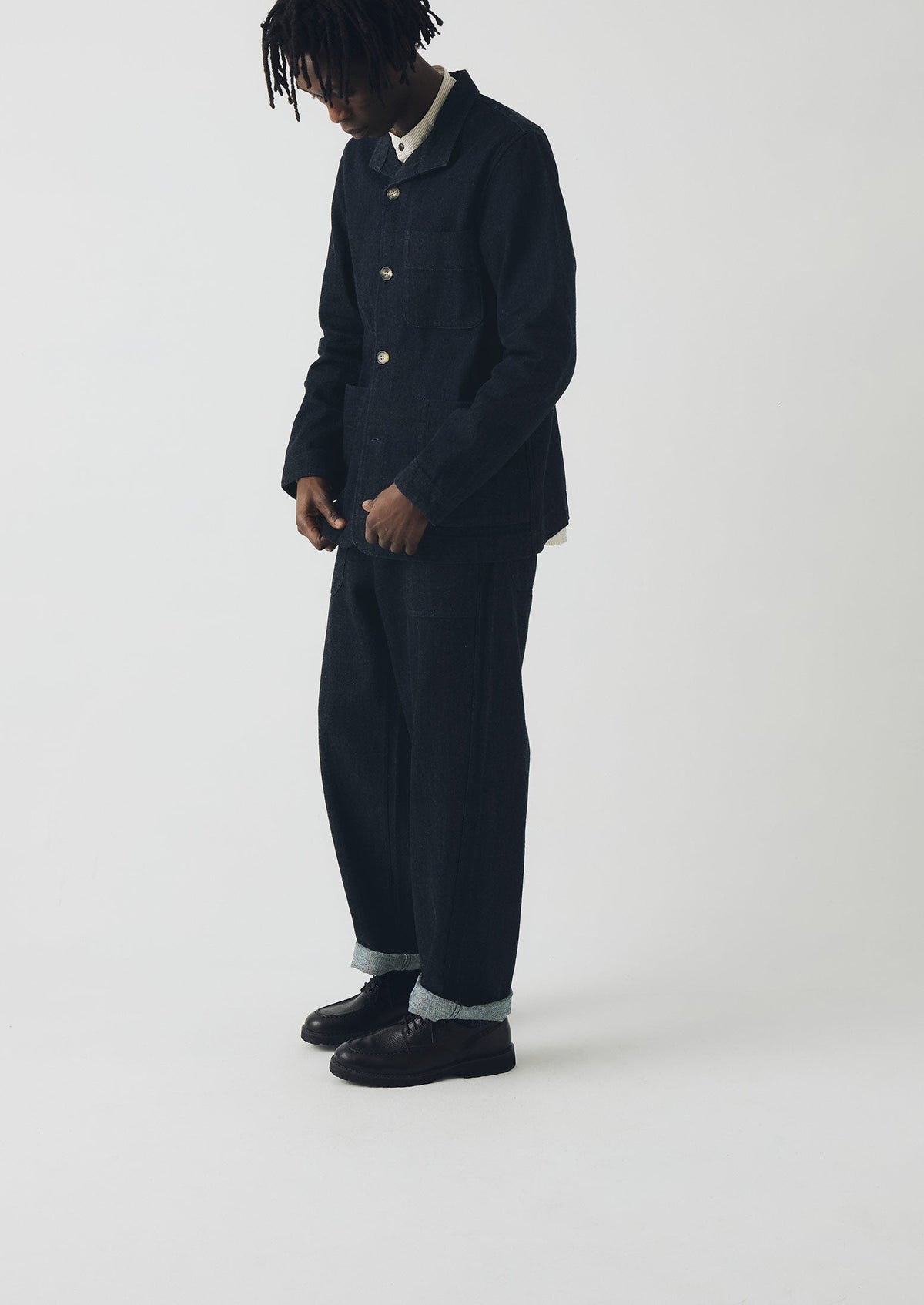 Monty Japanese Denim Jacket | Indigo