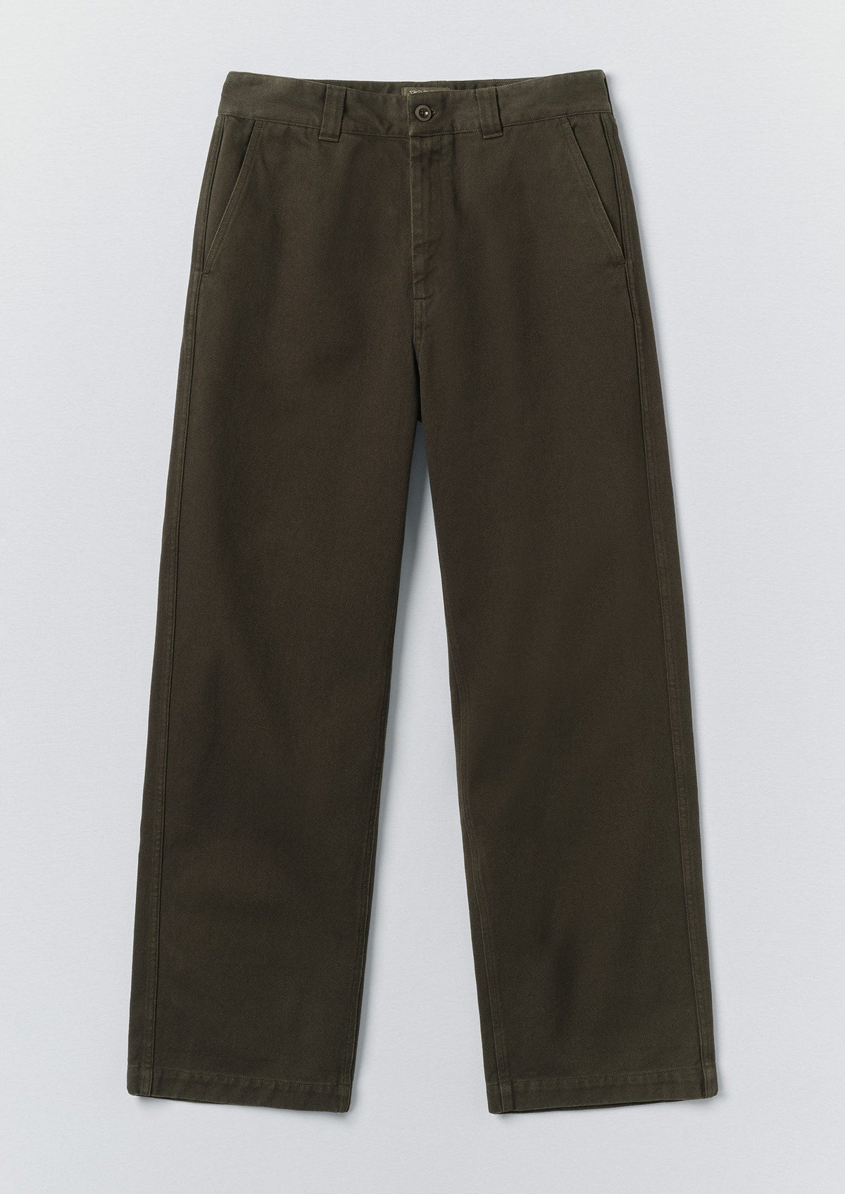 Rory Straight Leg Trousers | Iron Green