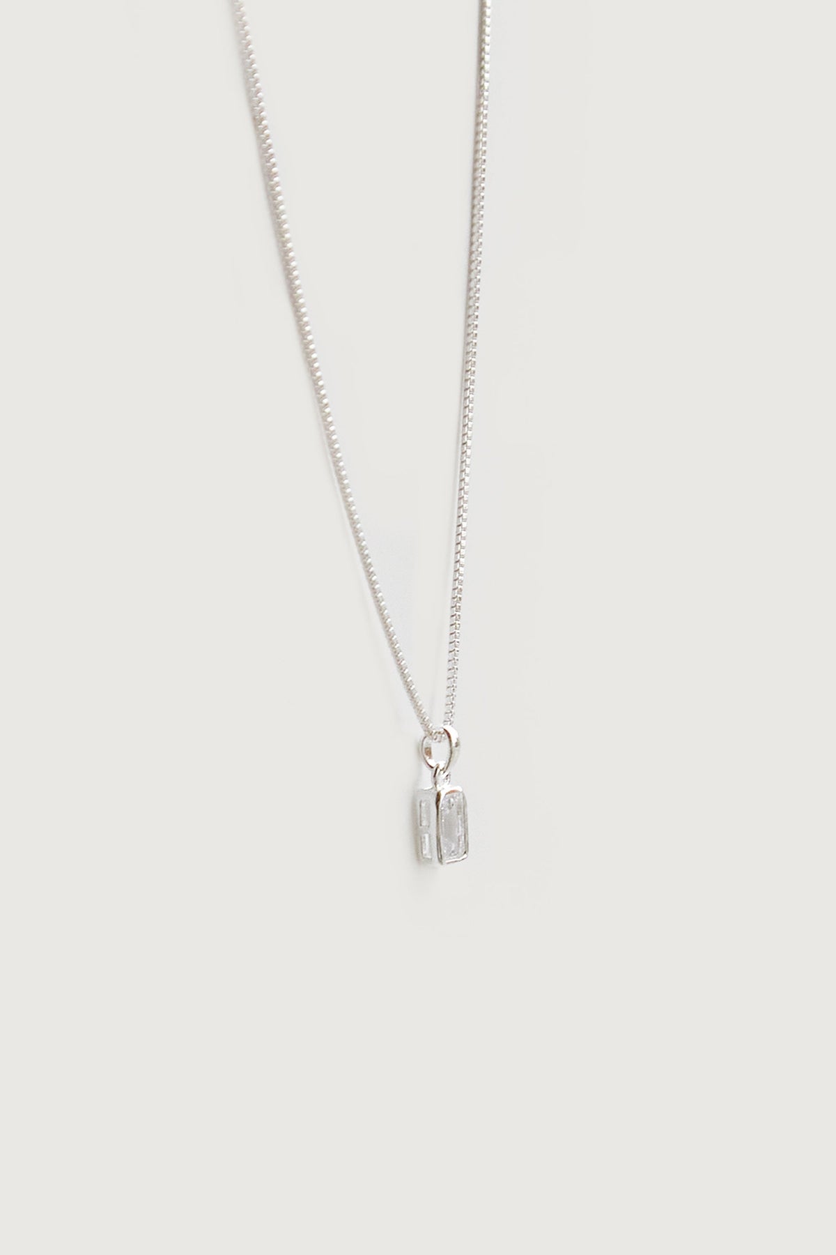 EMERALD CUT ZIRCONIA NECKLACE