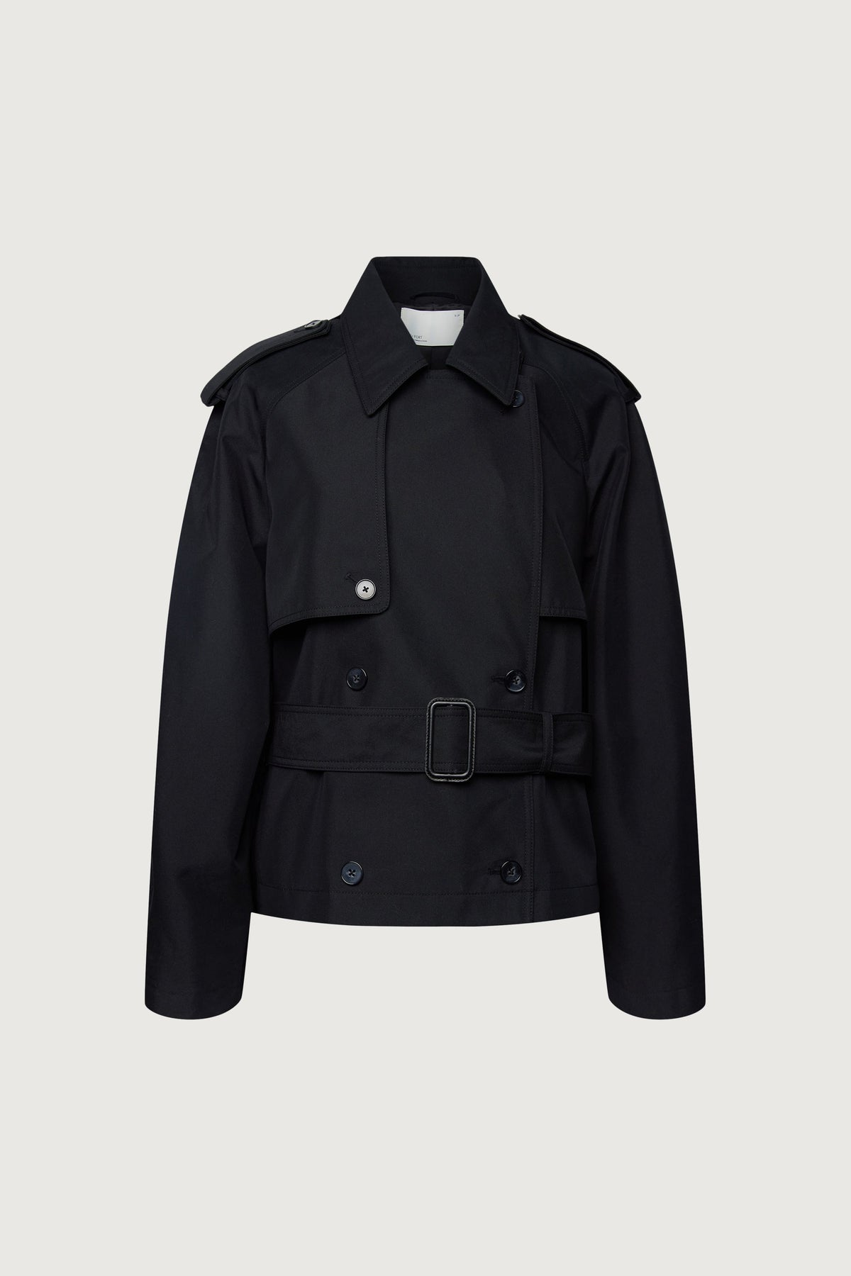 NEW SHORT BELTED TRENCH COAT