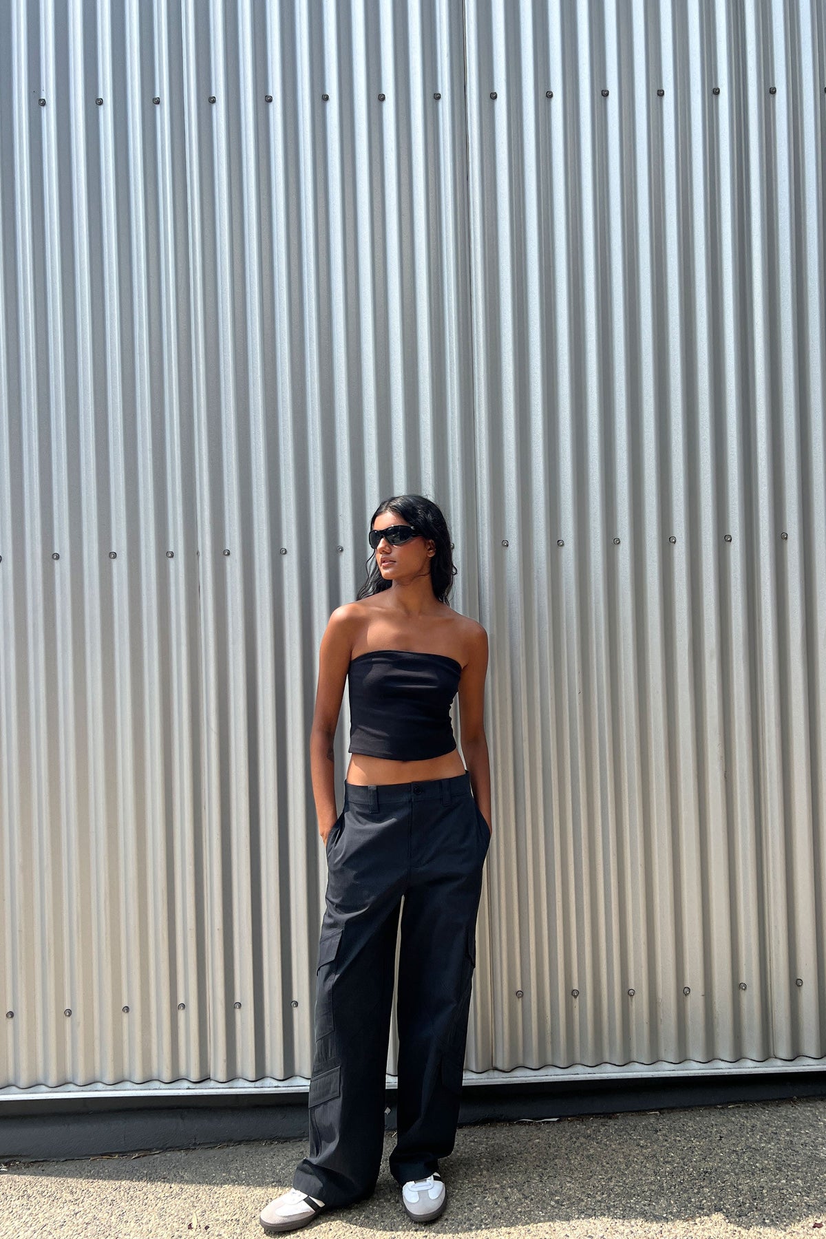 COTTON NYLON CARGO PANT