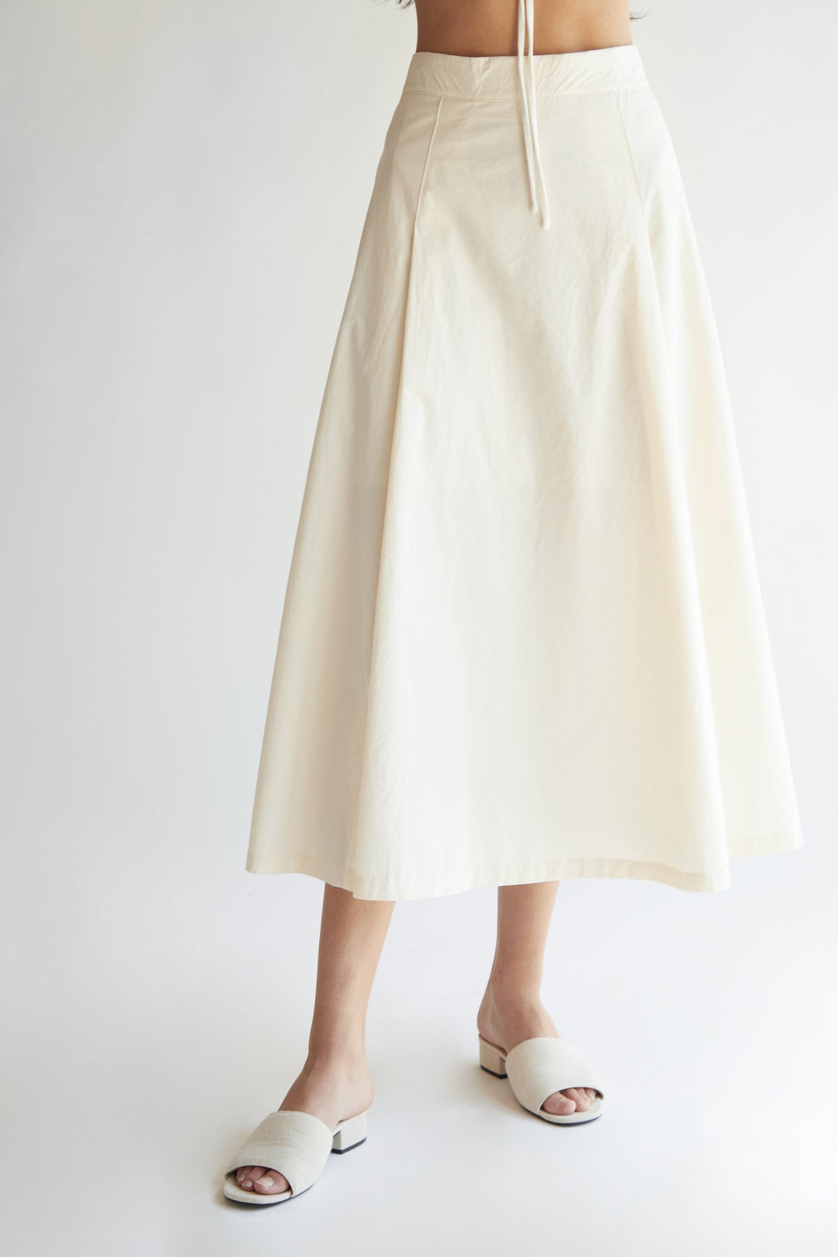 MIDI A-LINE SKIRT