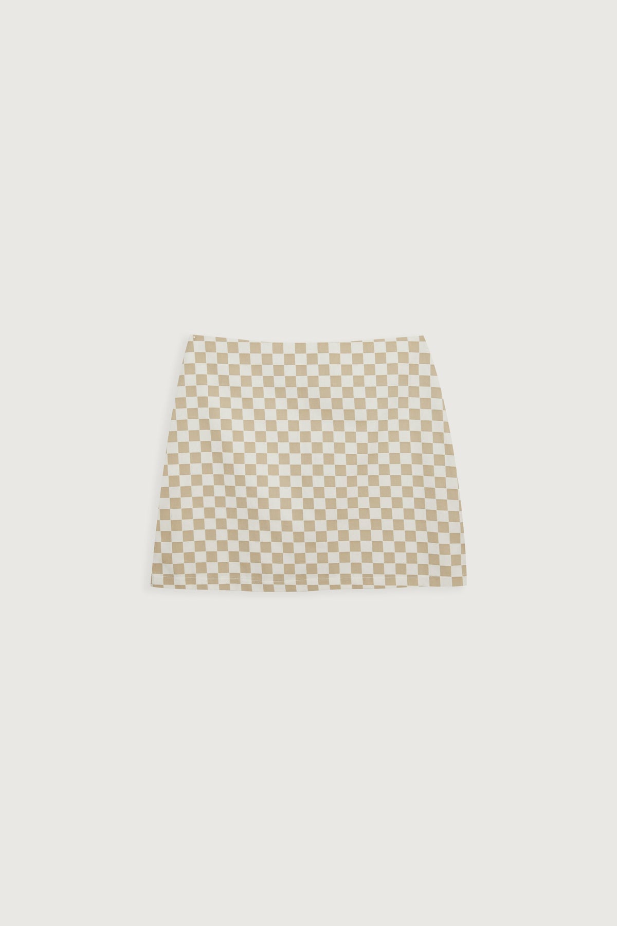 GINGHAM MINI SKIRT