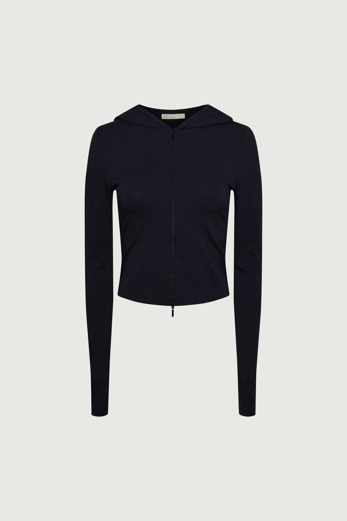 FITTED ZIP-UP HOODIE
