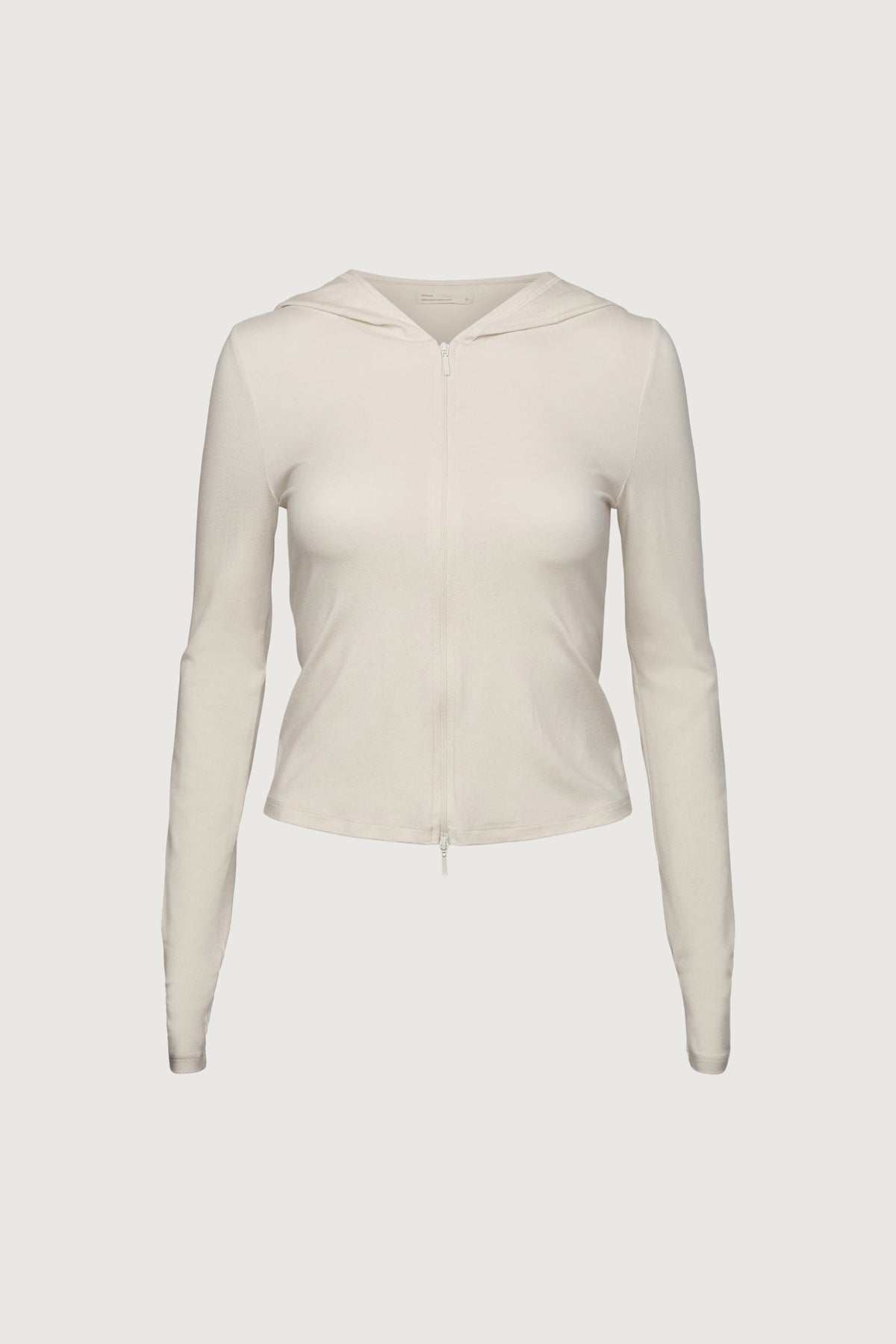 FITTED ZIP-UP HOODIE