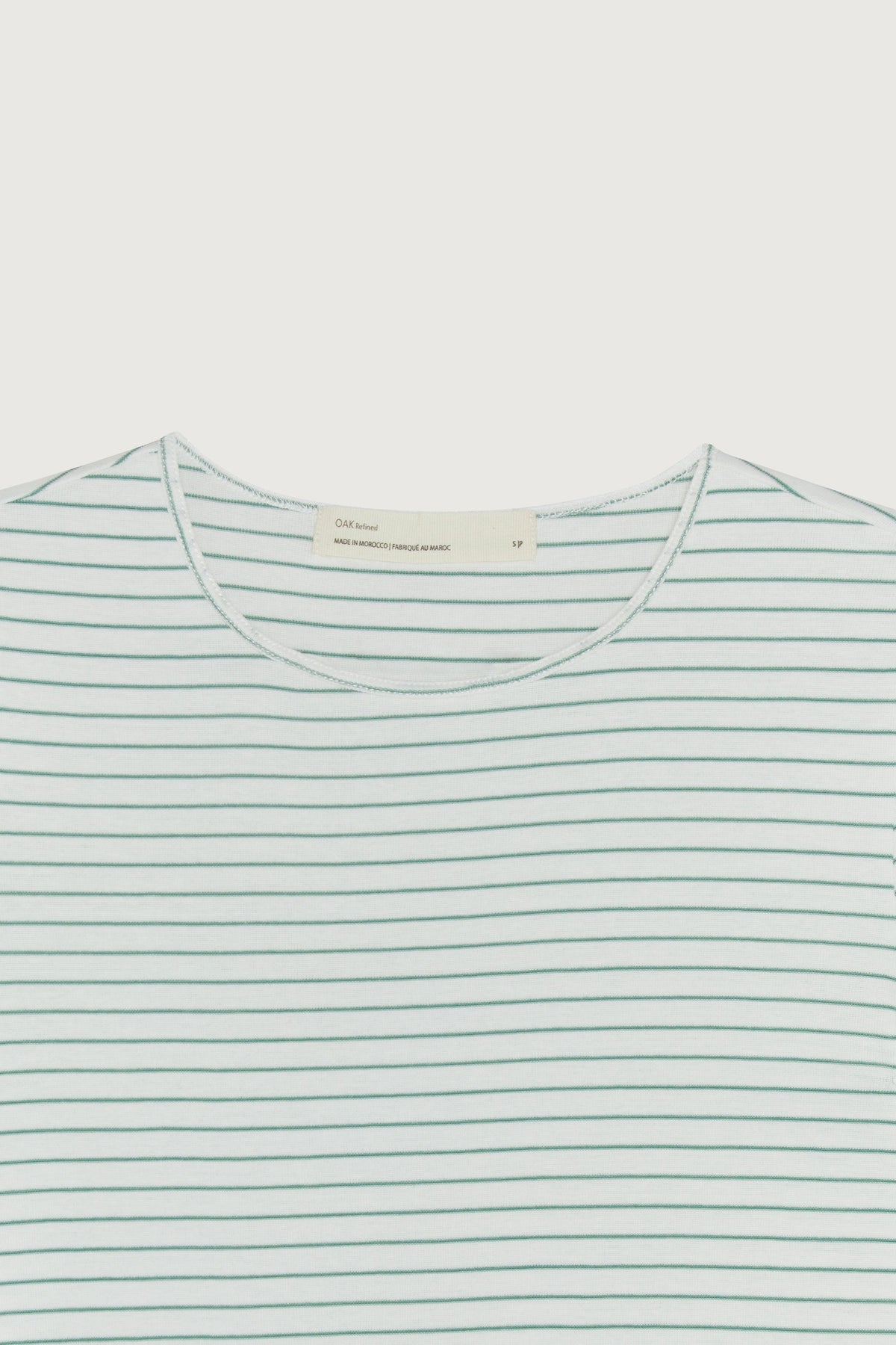 CROPPED STRIPED TEE