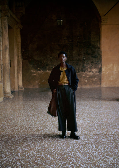 Wool Conservatoire Coat | Deep Navy