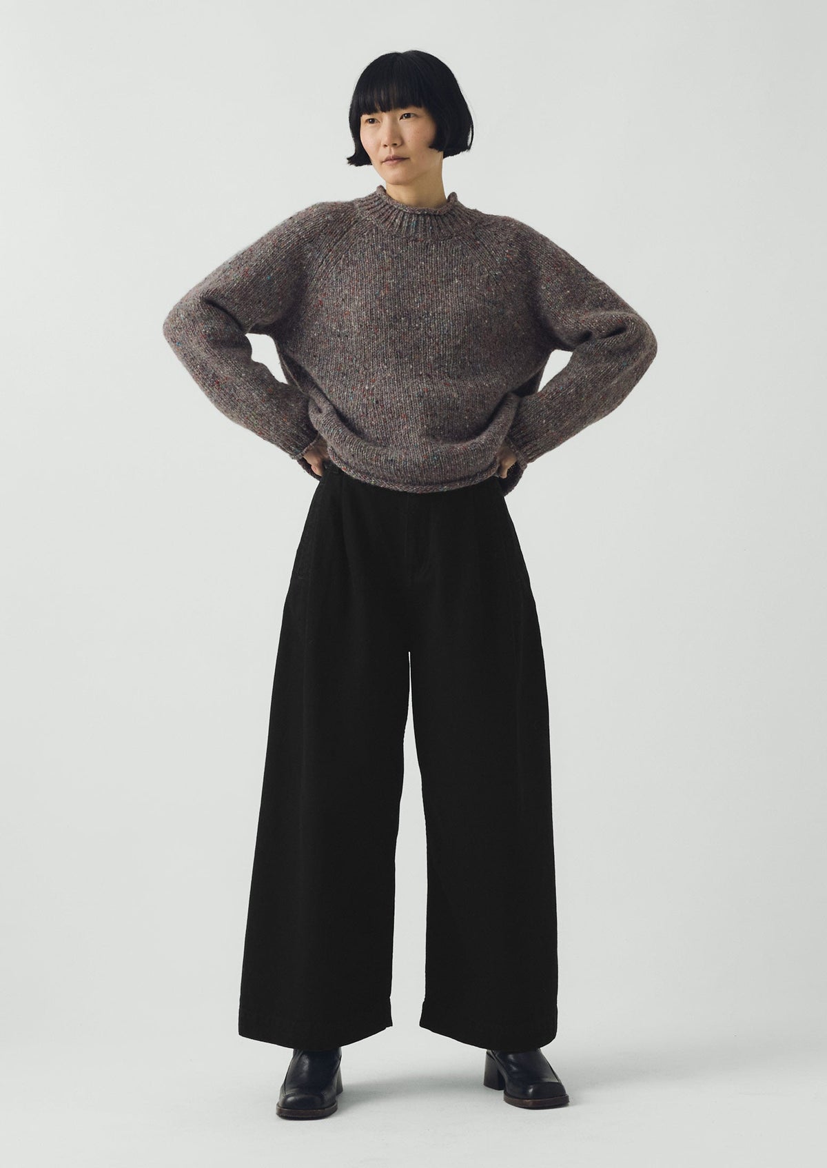 Orla Donegal Wool Sweater | Fossil