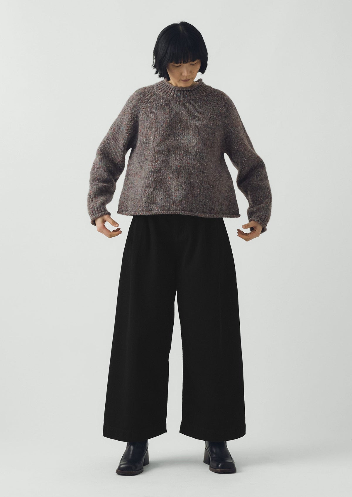 Orla Donegal Wool Sweater | Fossil