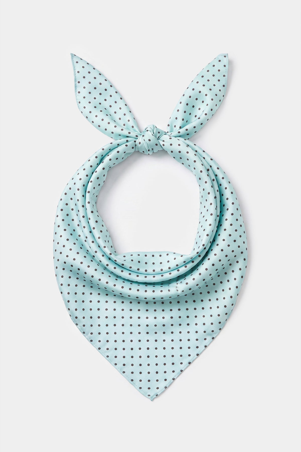 Satin Multi-Way Scarf in Mint Chip