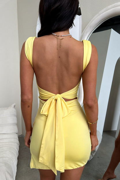 Deanna Dress - Yellow