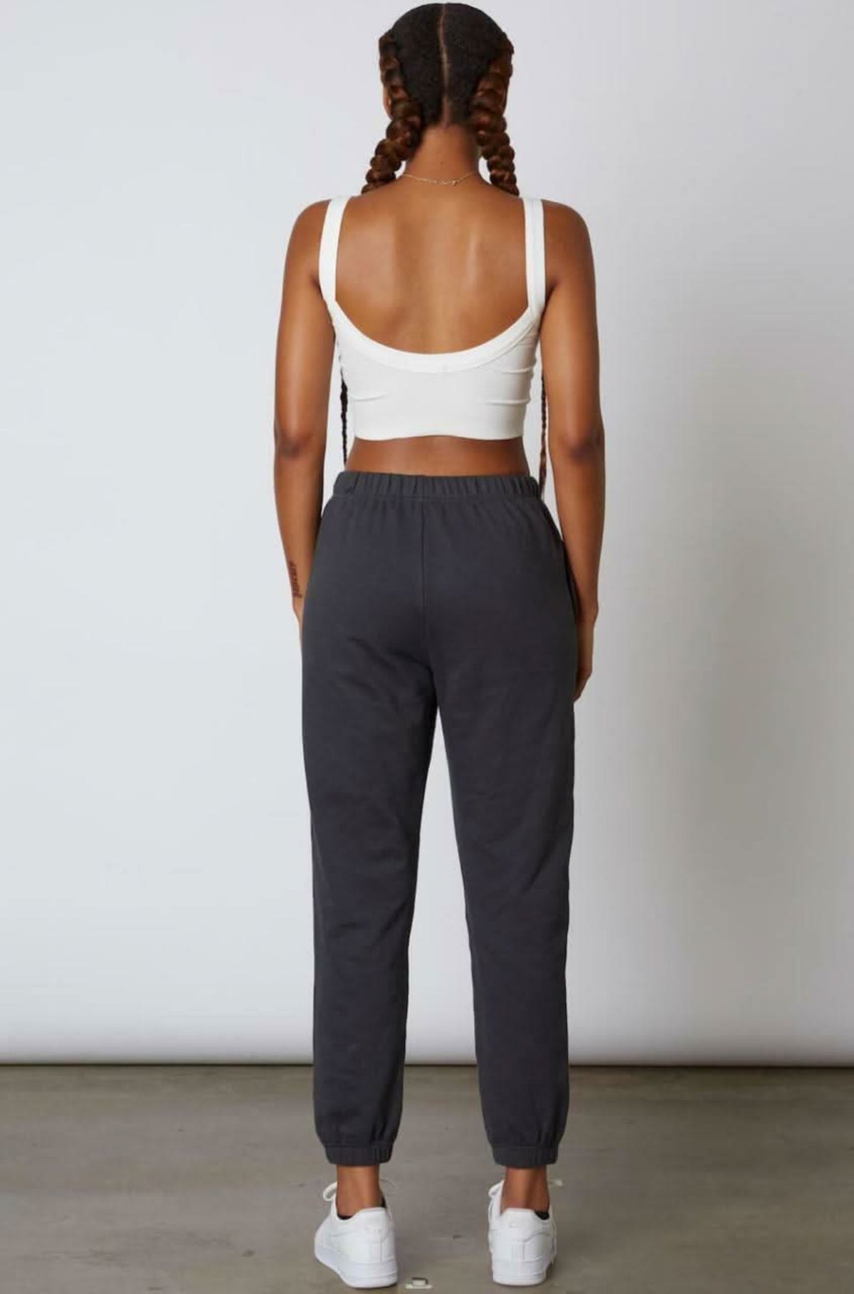 Ronnie Pewter Grey Drawstring Joggers