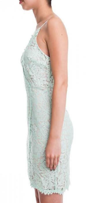 LUSH Almost Exclusive Mint Lace Dress