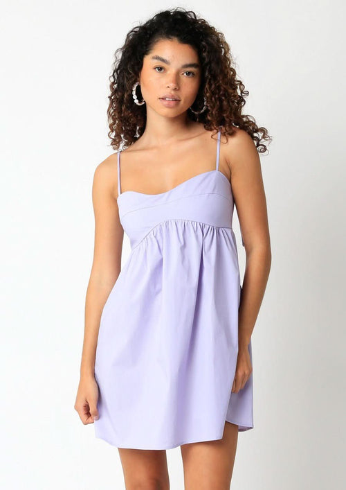 Vali Lilac Babydoll Cami Mini Dress